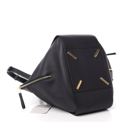 Loewe Calfskin Small Hammock Shoulder Bag Midnight Blue Black 3 of 8