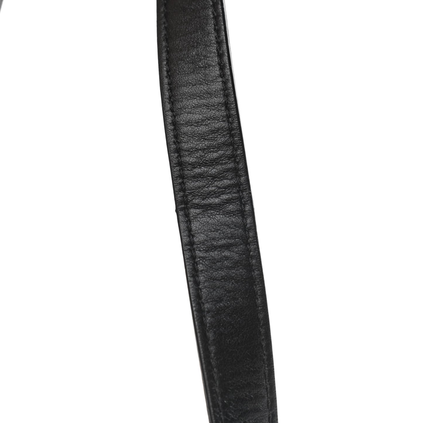 Calfskin Studded Charm Fringe Mini Hudson Crossbody Bag Black