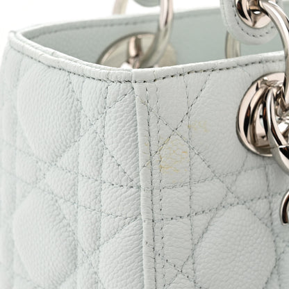 Christian Dior Grained Calfskin Cannage Medium Lady Dior 11 of 11