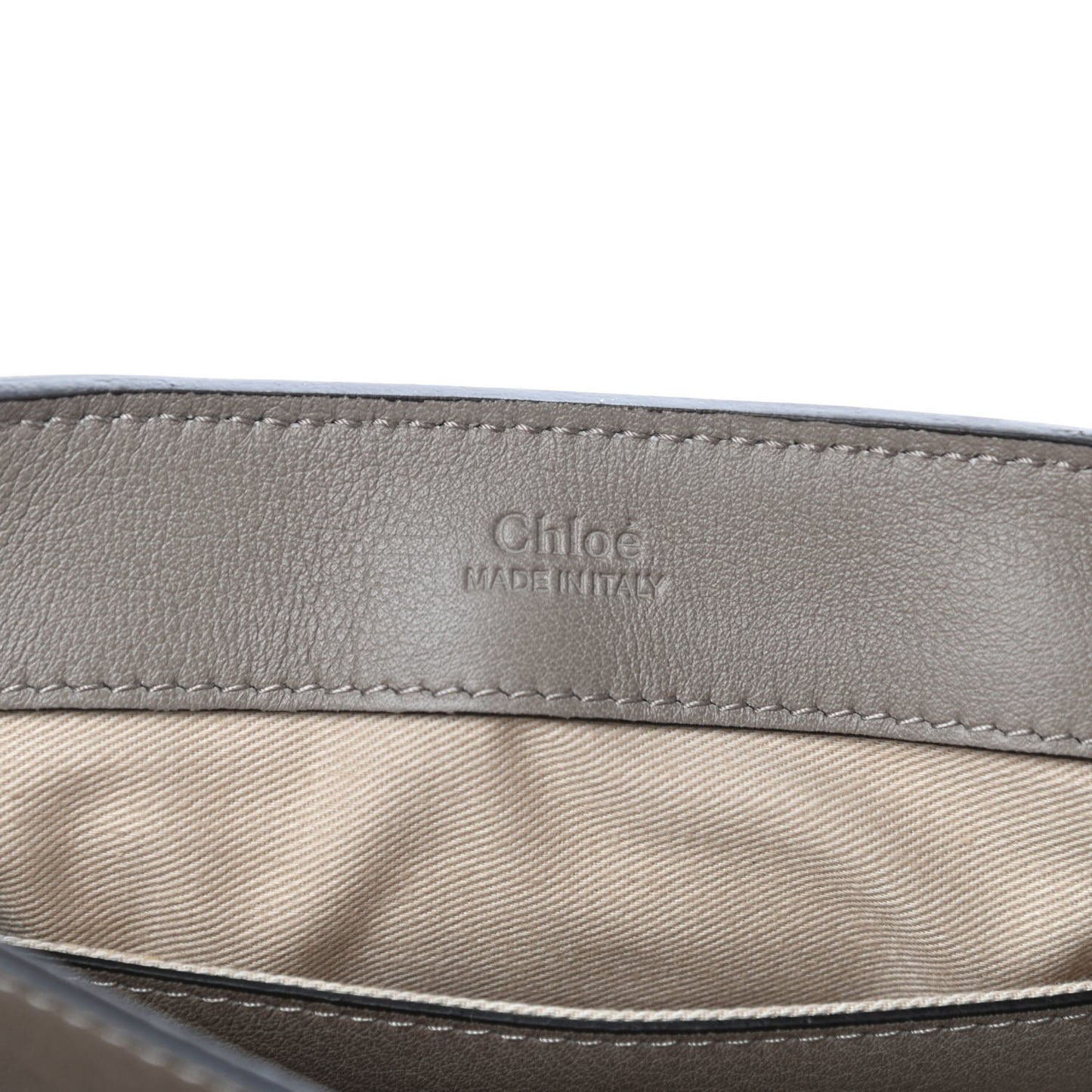 Calfskin Mini Faye Day Shoulder Bag Motty Grey