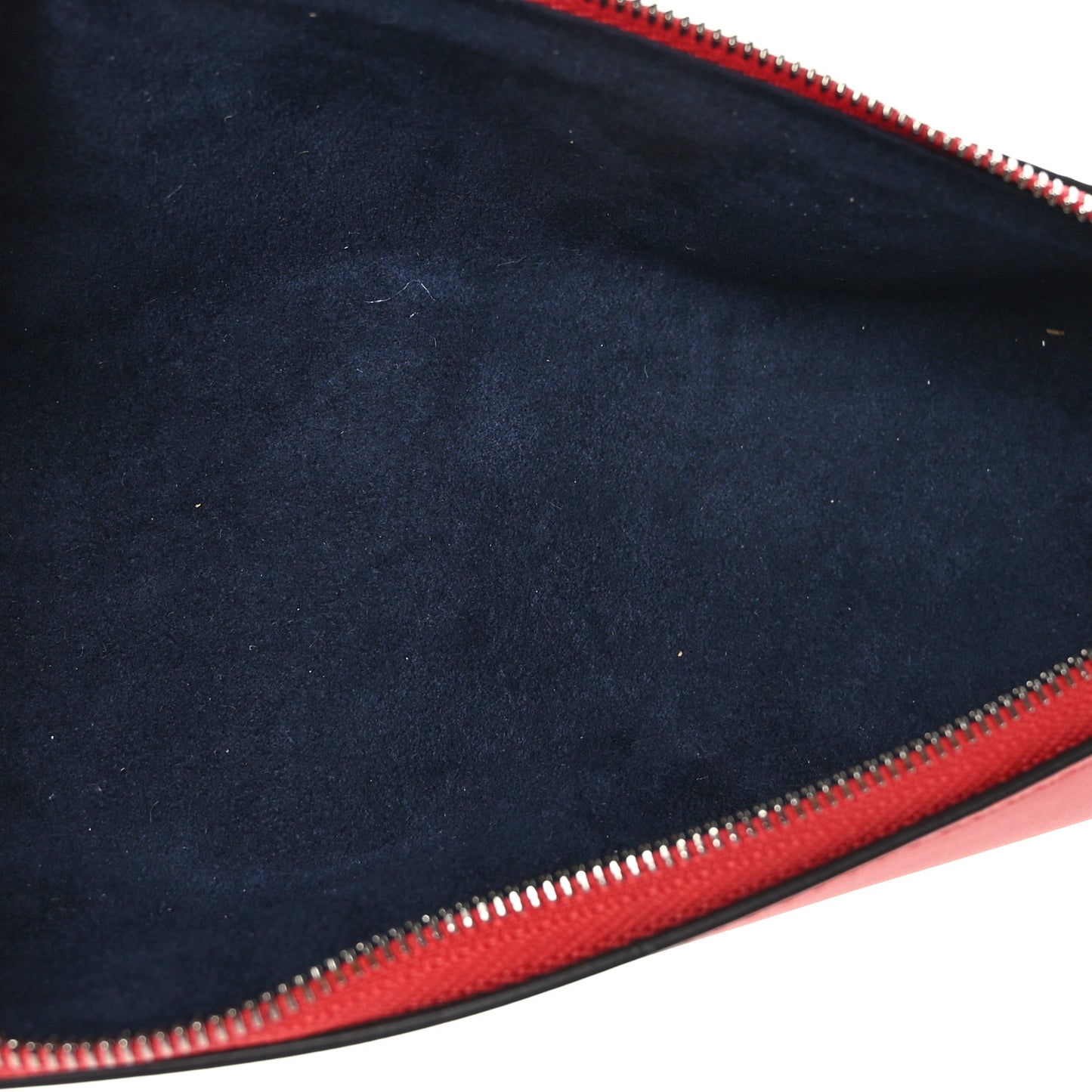Monogram Elizabeth Pencil Pouch Red