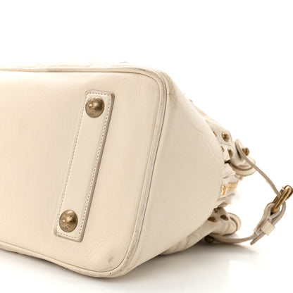 Louis Vuitton Lambskin Riveting White 10 of 19