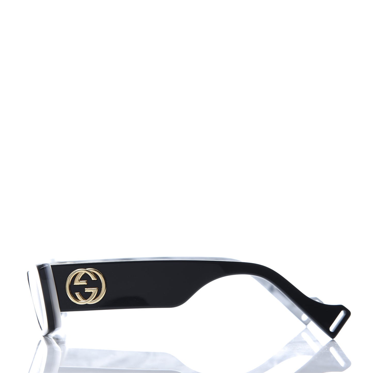 Acetate Rectangular Sunglasses GG0516S Black