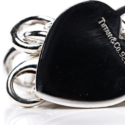 Tiffany Sterling Silver Heart Tag Charm Bracelet 6 of 6
