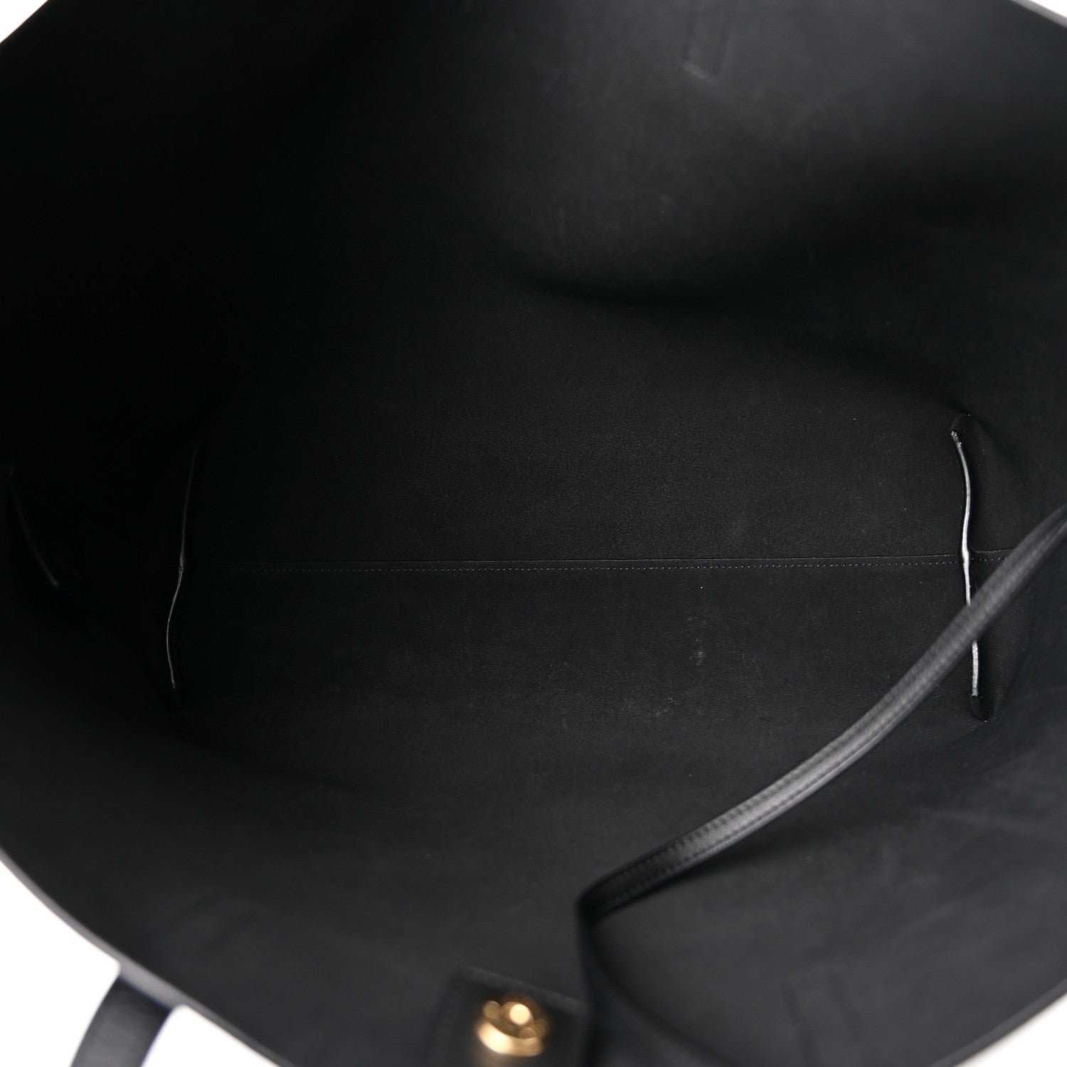Saint Laurent Calfskin Large Shopping Tote Black 6 of 12