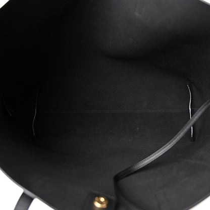 Saint Laurent Calfskin Large Shopping Tote Black 6 of 12