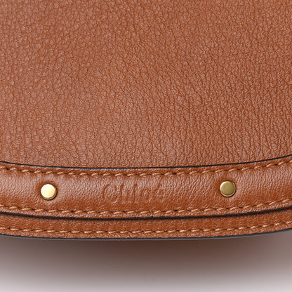 Chloe Calfskin Suede Medium Nile Bracelet Bag Caramel 6 of 13