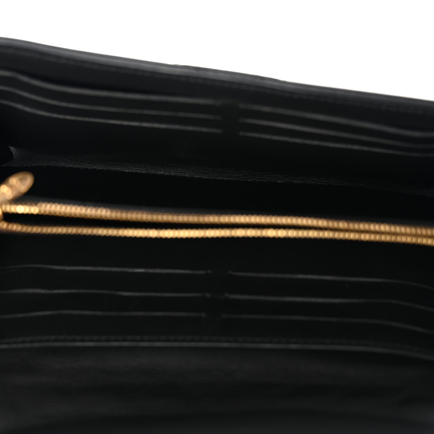 Calfskin Love Lock New Wave Long Wallet Black