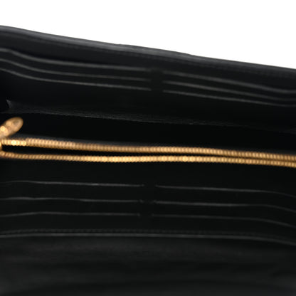 Louis Vuitton Calfskin Love Lock New Wave Long Wallet Black 5 of 7