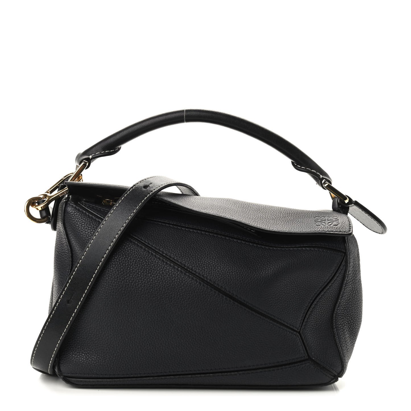 Calfskin Small Puzzle Bag Navy