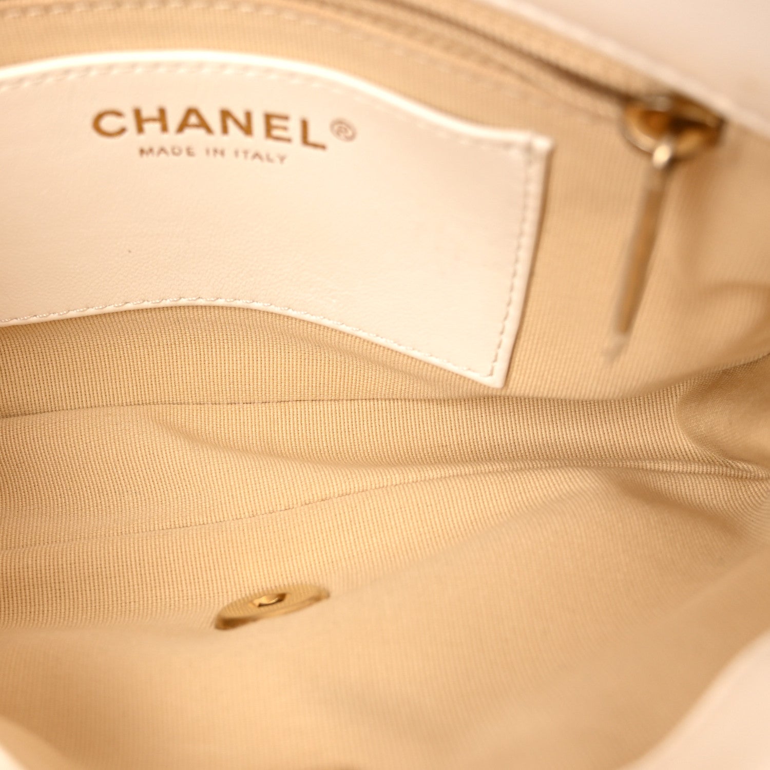 Chanel Lambskin Quilted Small CC Funky Town Flap White 5 of 12