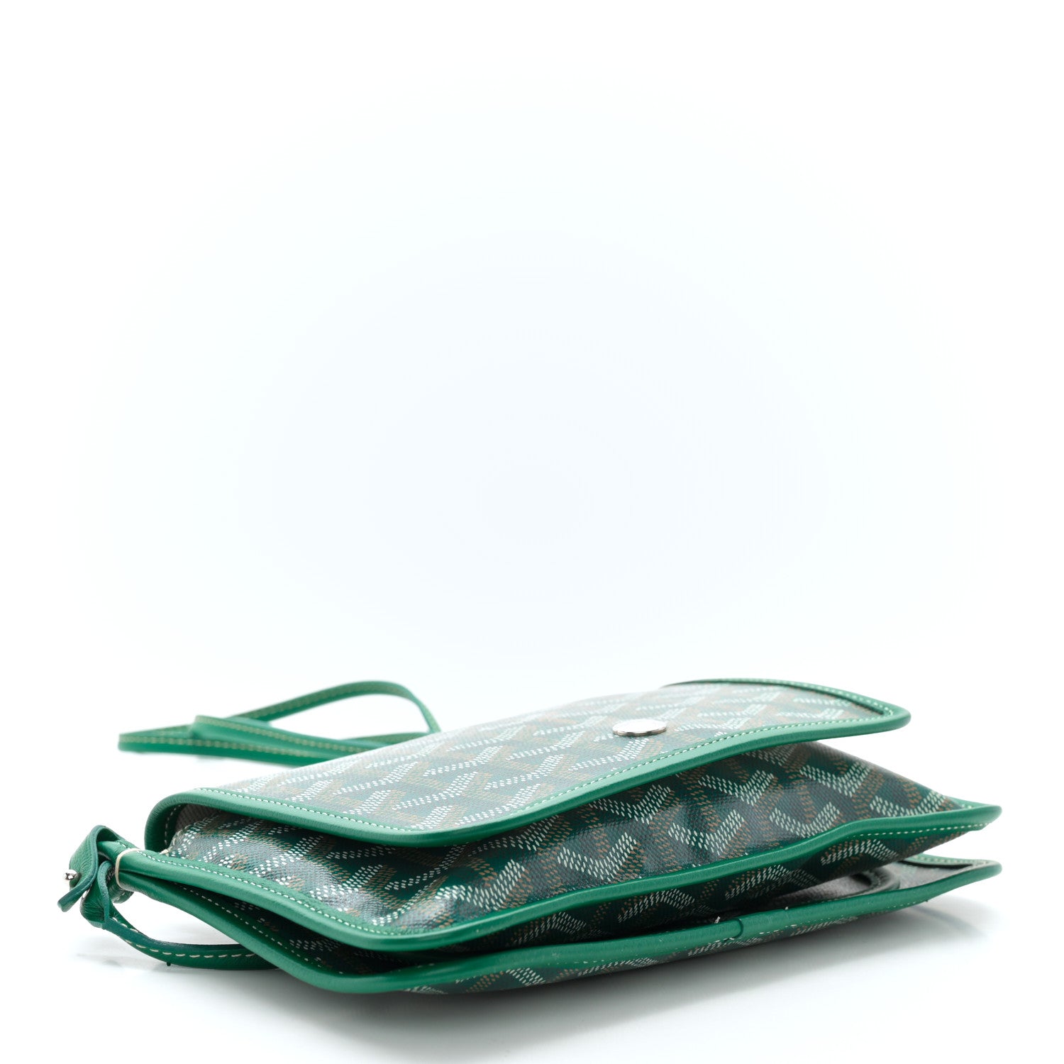 Goyard Goyardine Plumet Wallet Clutch Green 4 of 10