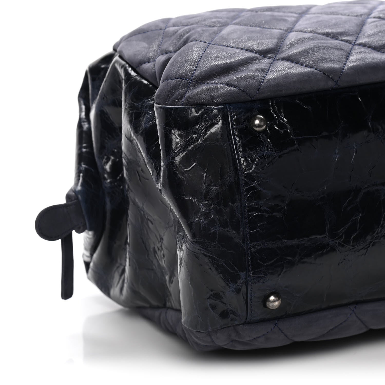 Chanel Iridescent Calfskin Small In The Mix Tote Navy 7 of 13