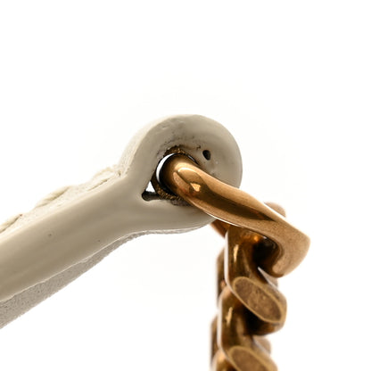 Saint Laurent Silk Carre Rive Gauche Print Patchwork Monogram Medium Jamie Multicolor White 12 of 12