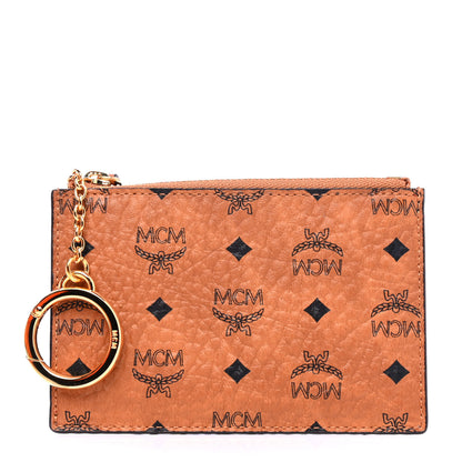 MCM Visetos Key Pouch Cognac 1 of 5