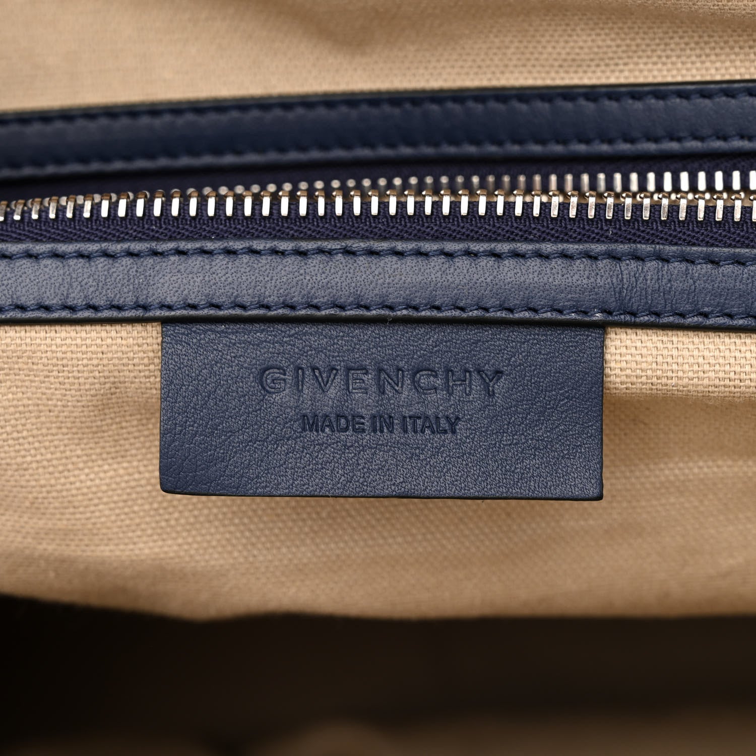 Givenchy Sugar Goatskin Medium Nightingale Navy 5 of 10