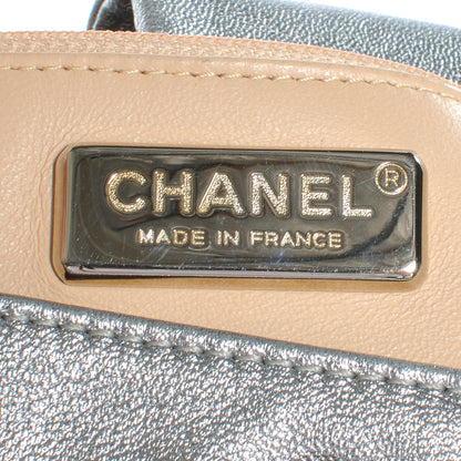 Chanel Luxe Ligne Flap Bag Silver 8 of 8