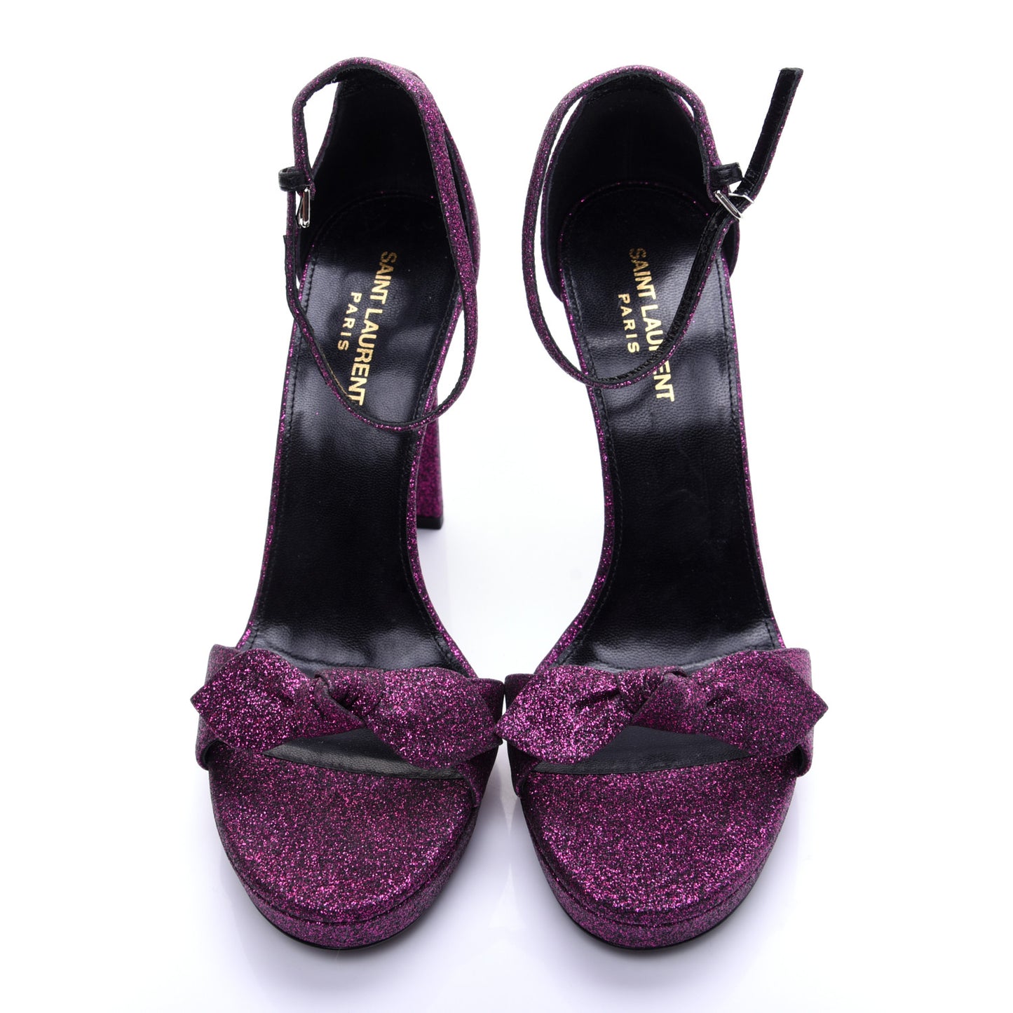 Glitter Hall Platform Sandals 39.5 Purple