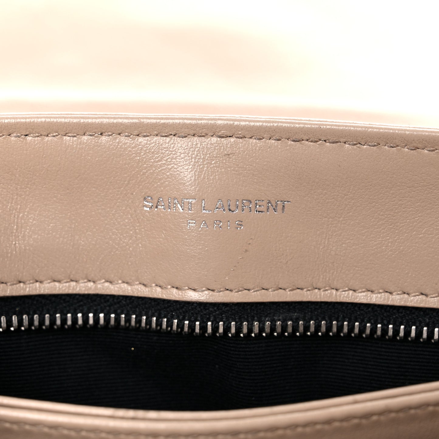Calfskin Y Quilted Monogram Toy Loulou Crossbody Bag Dark Beige