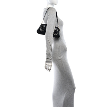 Gucci Nappa Vertical Matelasse Small Maxi Horsebit Chain Shoulder Bag Black 2 of 12