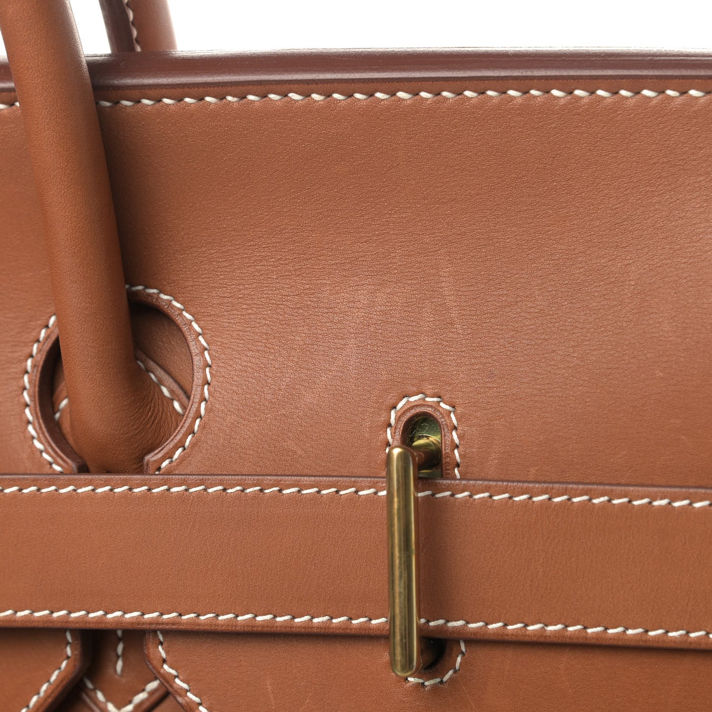 Toile Natural Barenia Flag HAC Birkin 50 Fauve