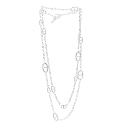 Hermes Sterling Silver Farandole Necklace 120 2 of 4