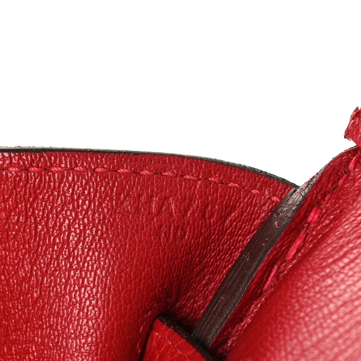 Taurillon Clemence Birkin 30 Rouge Casaque