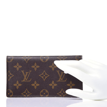 Louis Vuitton Monogram Simple Checkbook Holder Wallet Cover 2 of 11