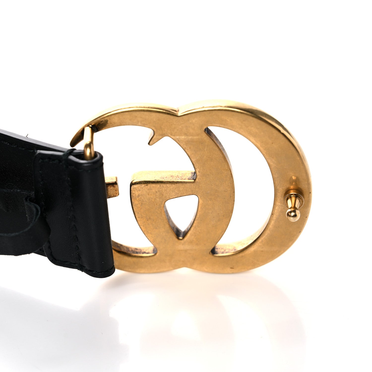 Gucci Calfskin Double G 40mm Belt 80 32 Black 7 of 10