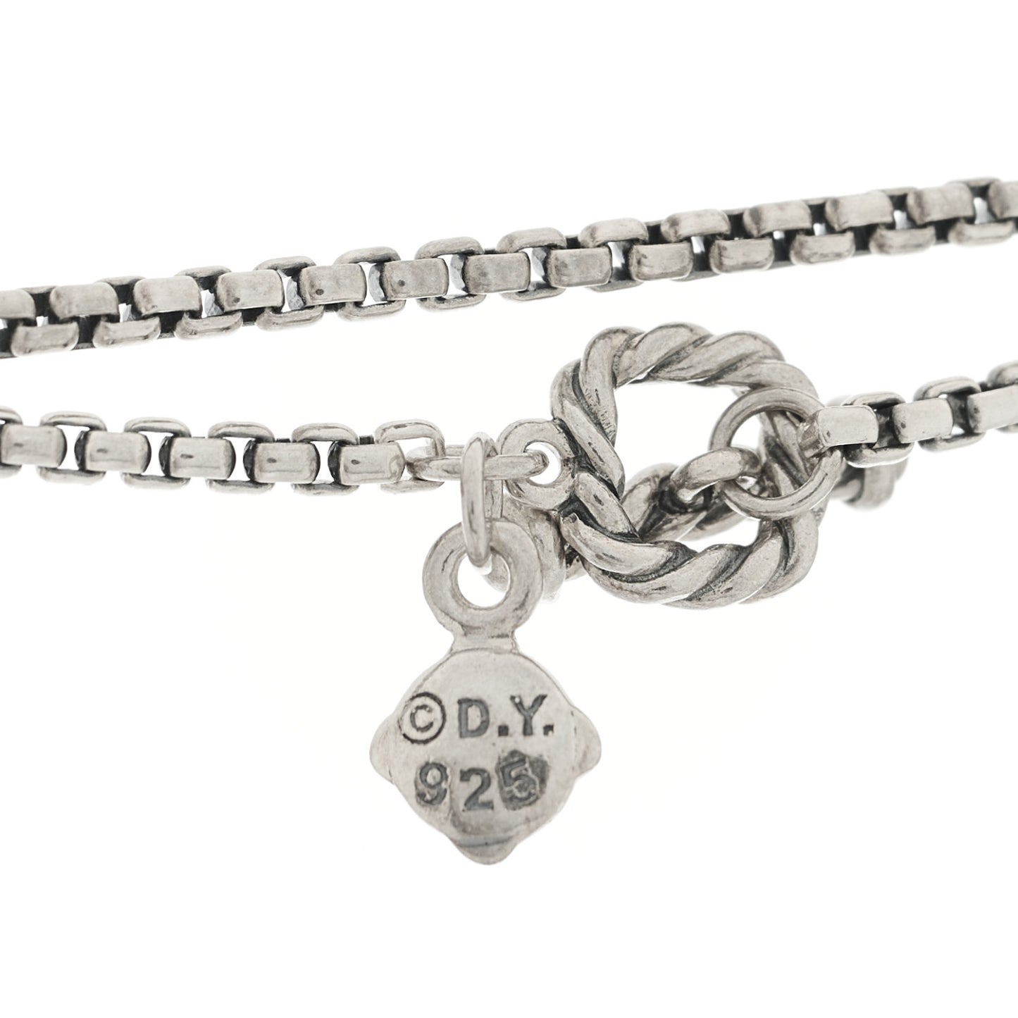 Sterling Silver Cultured Pearl Quatrefoil Long Chain Necklace