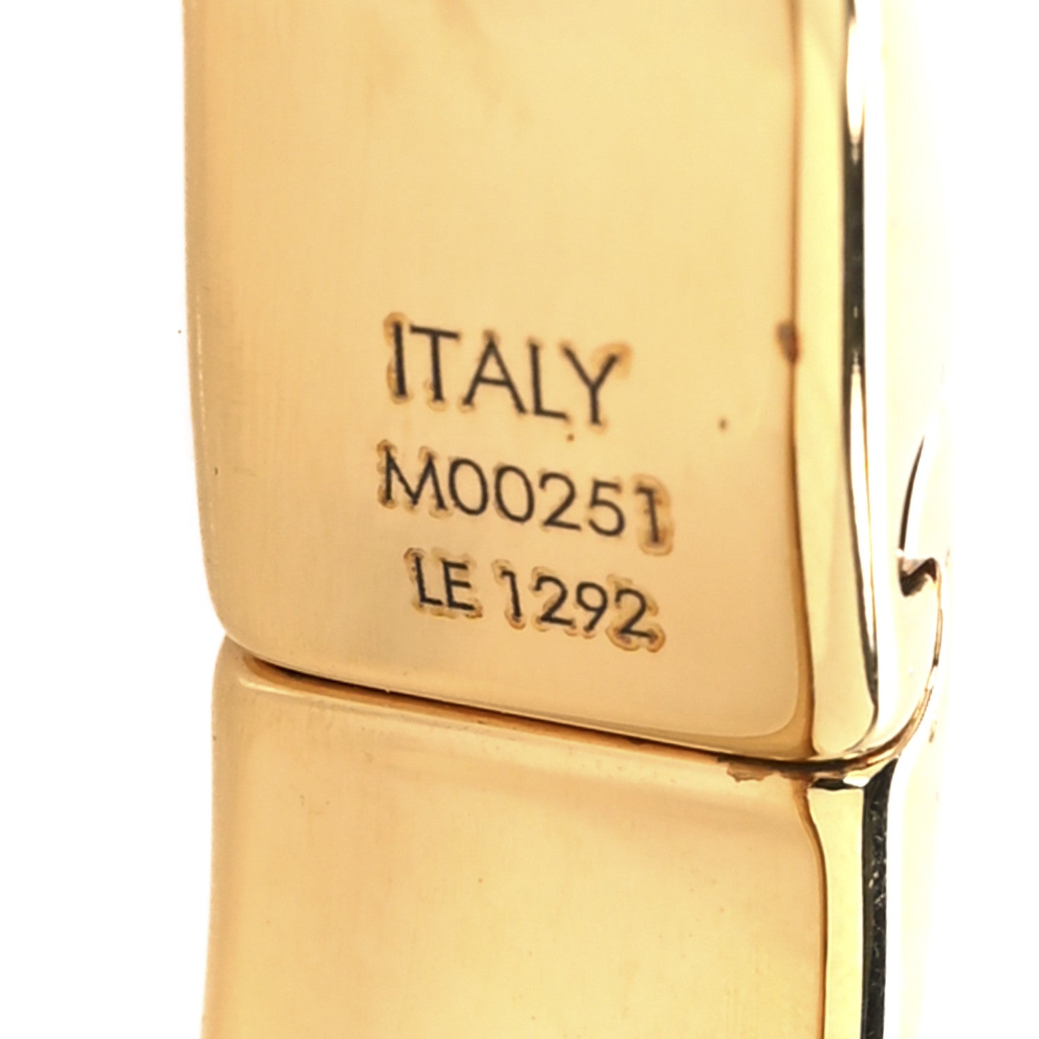 Louis Vuitton Brass Monogram Nanogram Cuff S Gold 5 of 6
