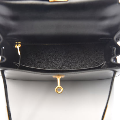 Hermes Box Kelly Sellier 25 Black 5 of 38