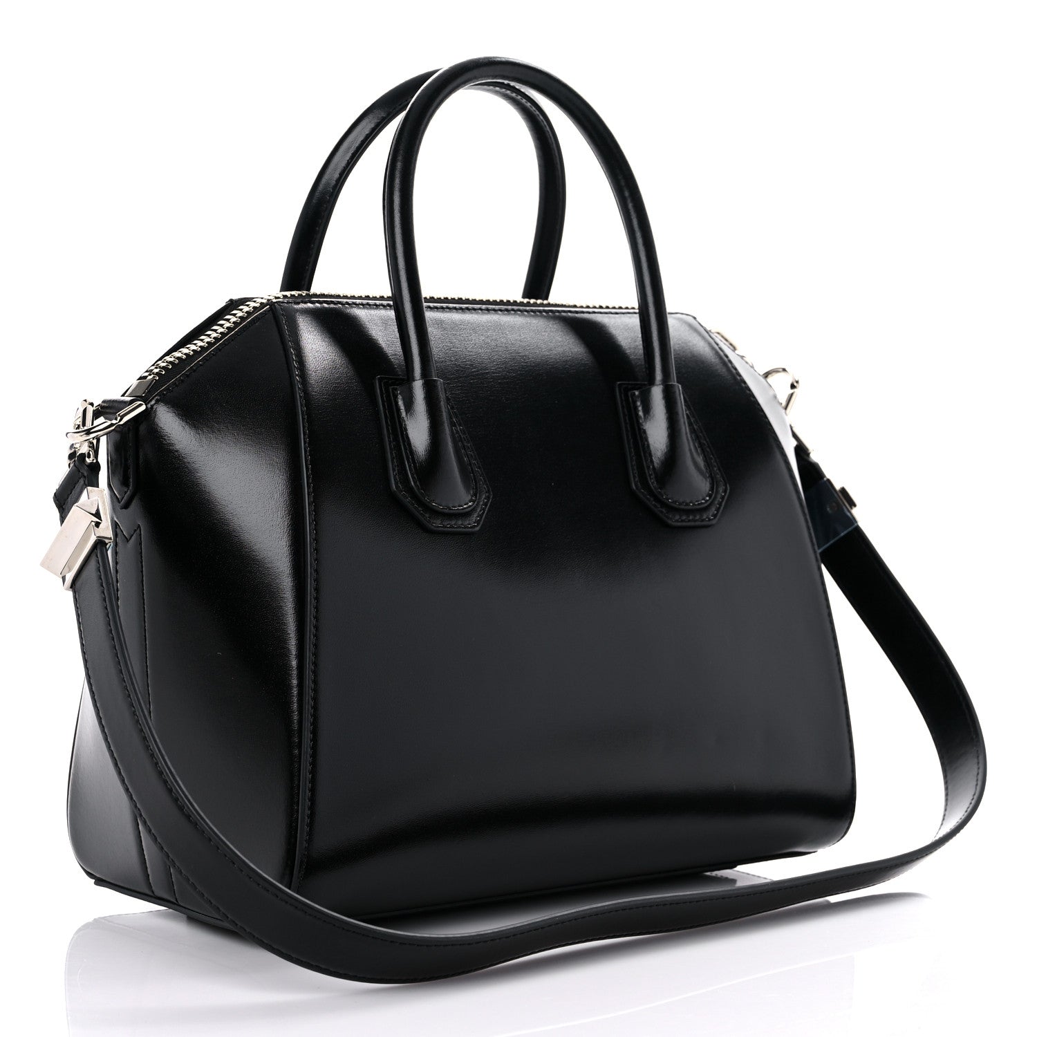 Givenchy Shiny Lord Calfskin Small Antigona Black 3 of 9