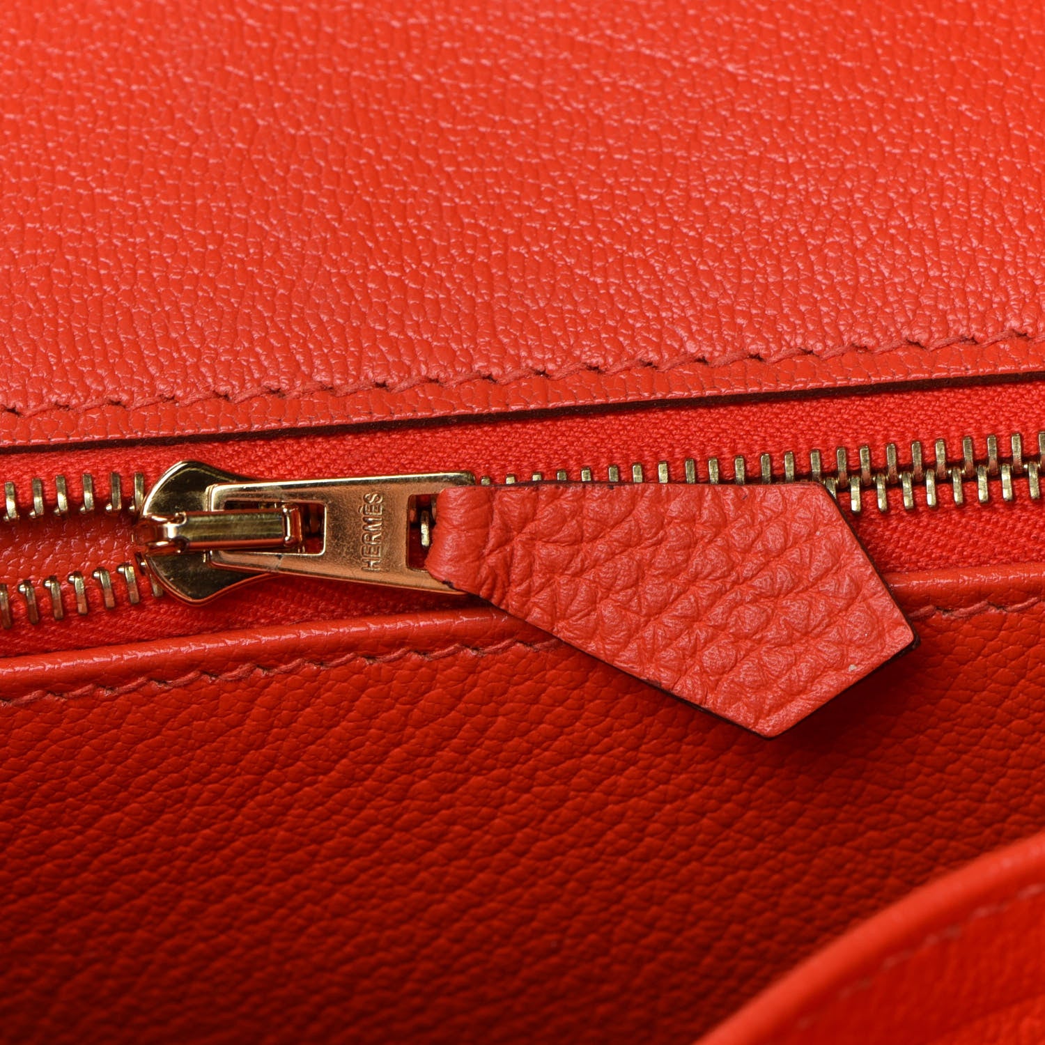 Hermes Togo Birkin 30 Capucine 16 of 35