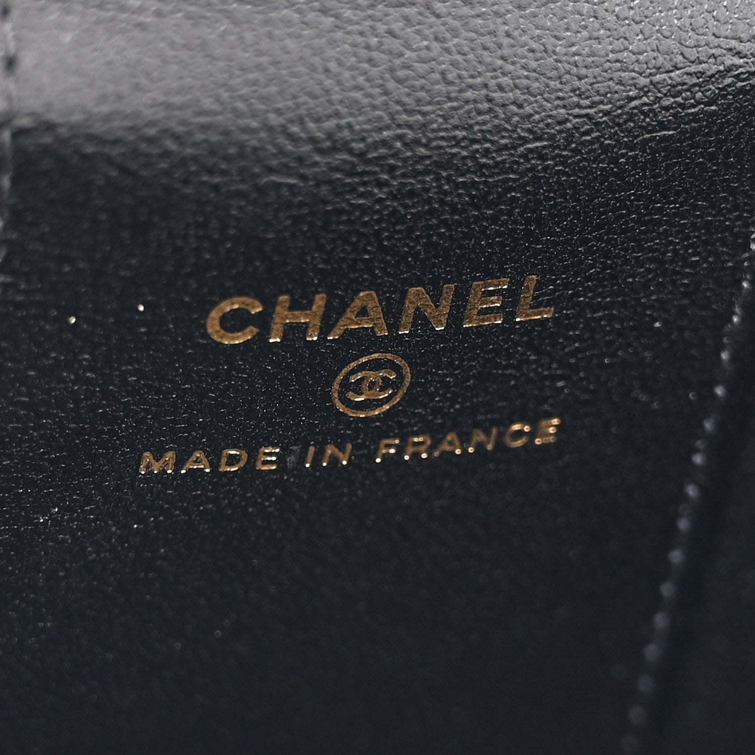Chanel Lambskin Quilted Enamel Coco Casino Mini Vanity Case With Chain Black 7 of 11