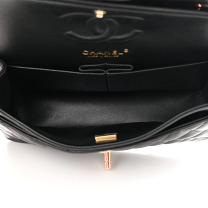 Chanel Lambskin Quilted Small Double Flap Black 5 of 16