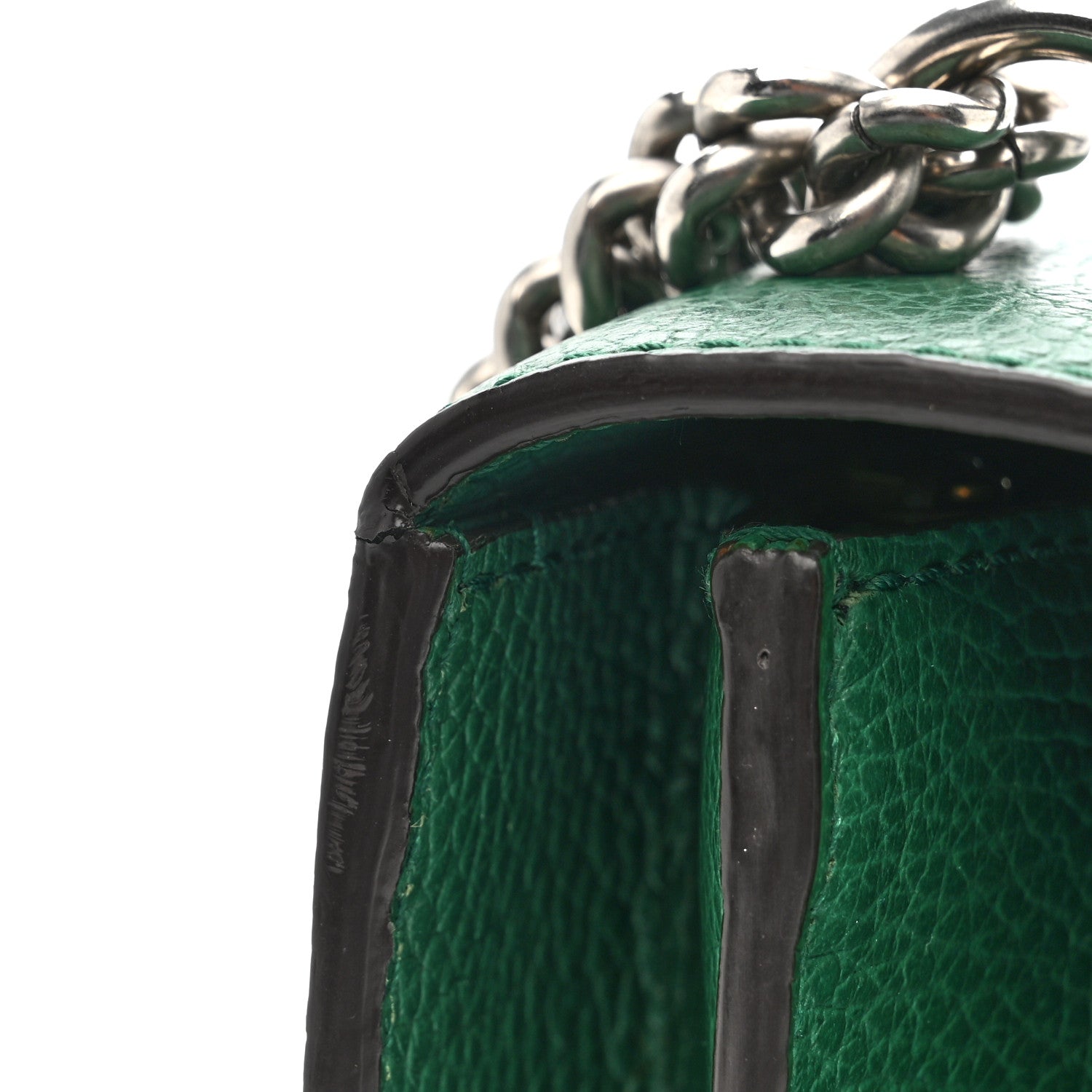 Gucci Dollar Calfskin Crystal Small Dionysus Shoulder Bag Emerald 12 of 12