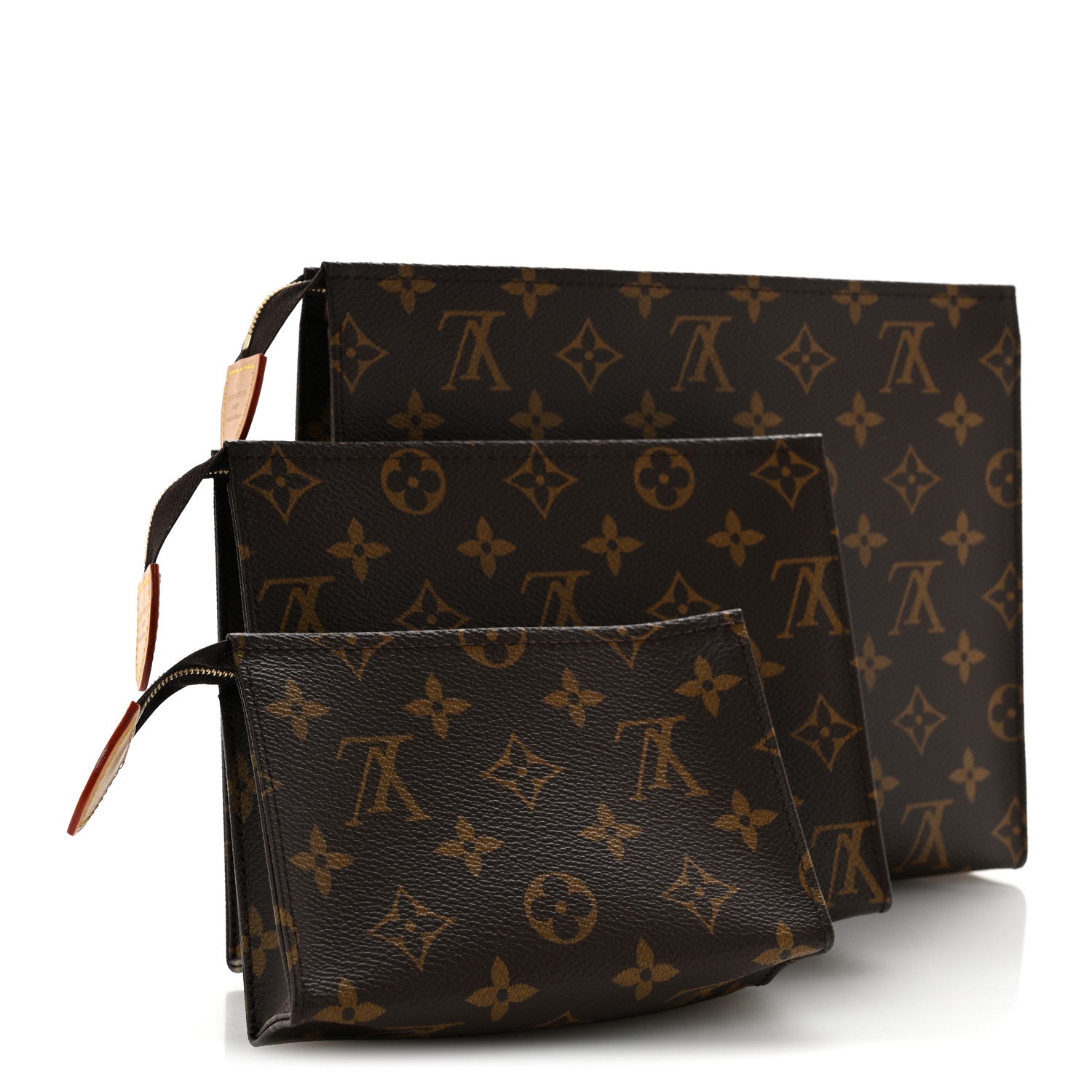 Louis Vuitton Monogram Trio Toilet Pouch Set 4 of 10