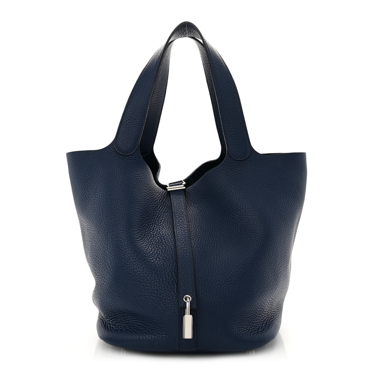 Taurillon Clemence Picotin Lock 26 GM Bleu Saphir