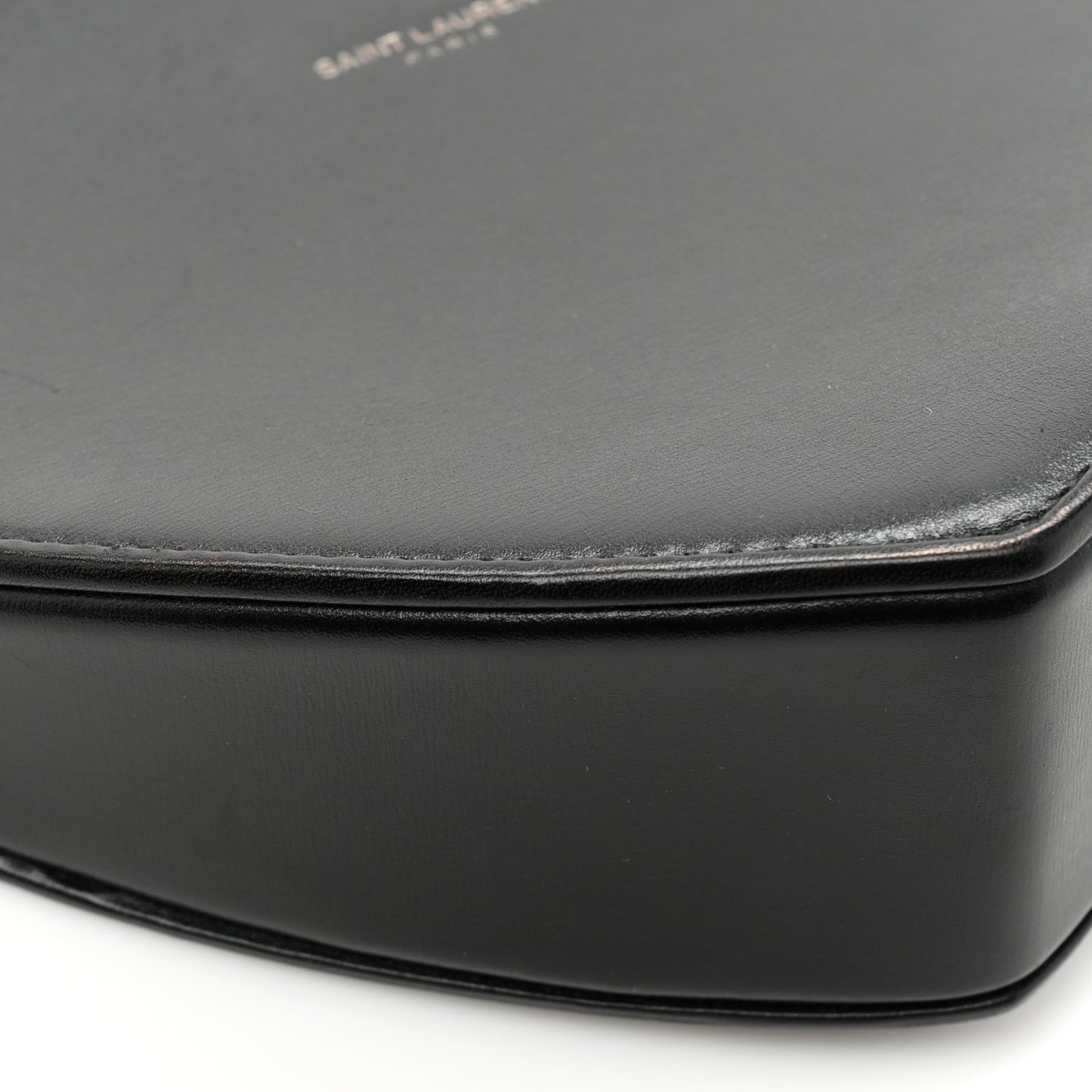 Calfskin Small Monogram Love Shoulder Bag Black