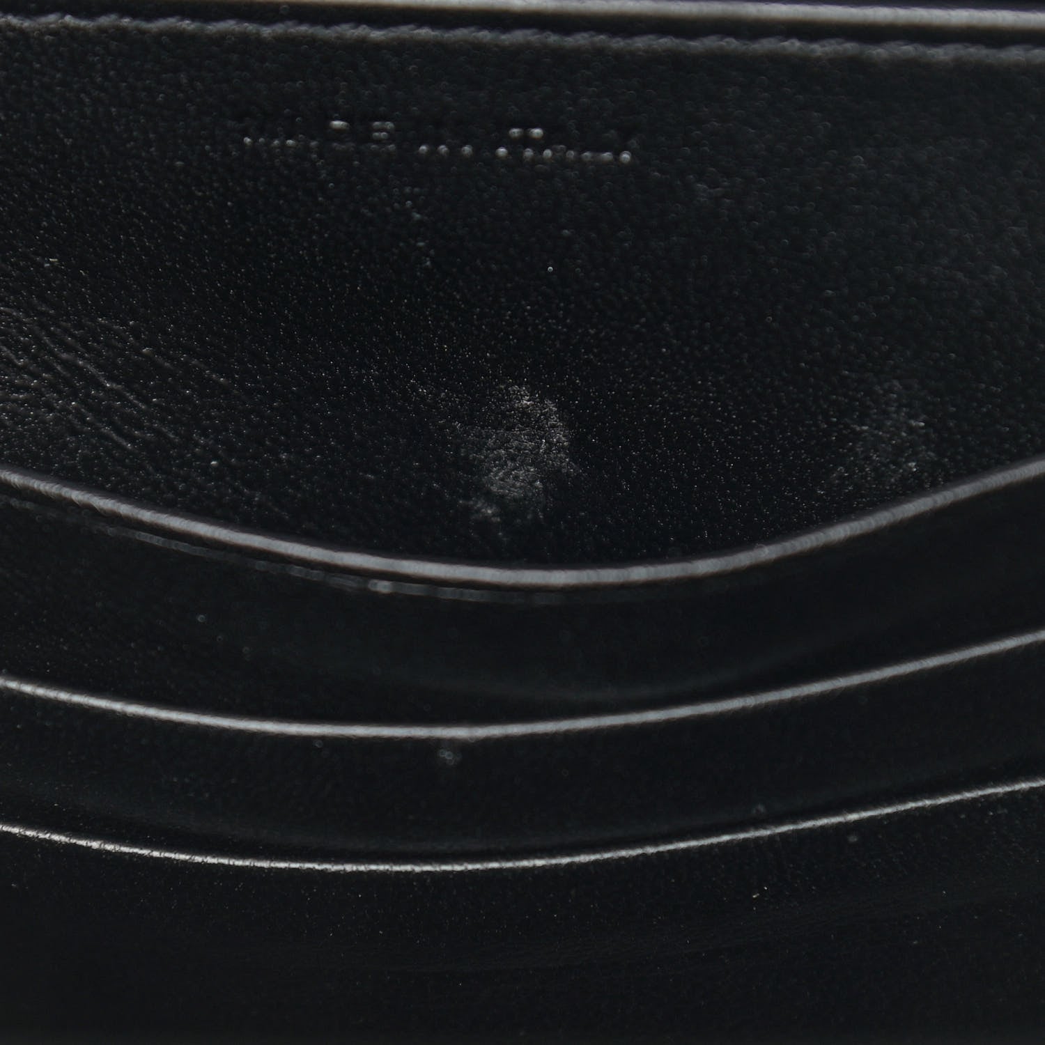 Saint Laurent Grain De Poudre Monogram Cassandra Chain Wallet Dark Smog 6 of 8