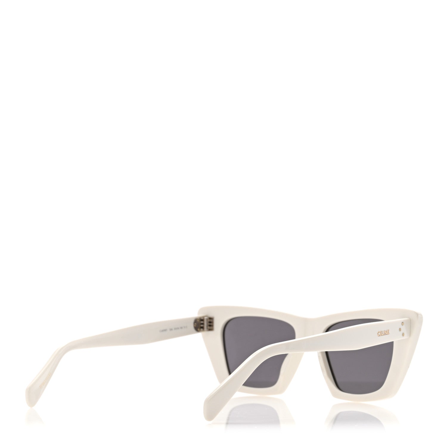 Celine Acetate Cat Eye Sunglasses CL40187I White 4 of 7