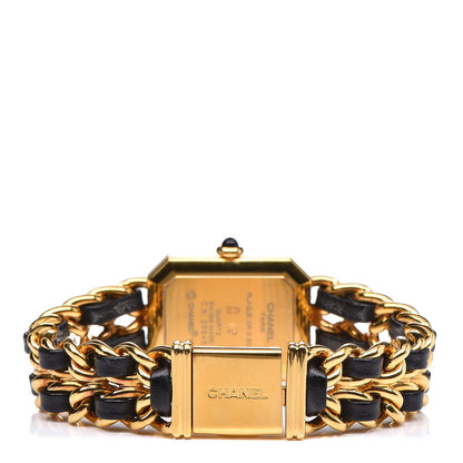 Chanel Stainless Steel Lambskin 20mm Chain Premiere Quartz Watch Gold M 4 of 6