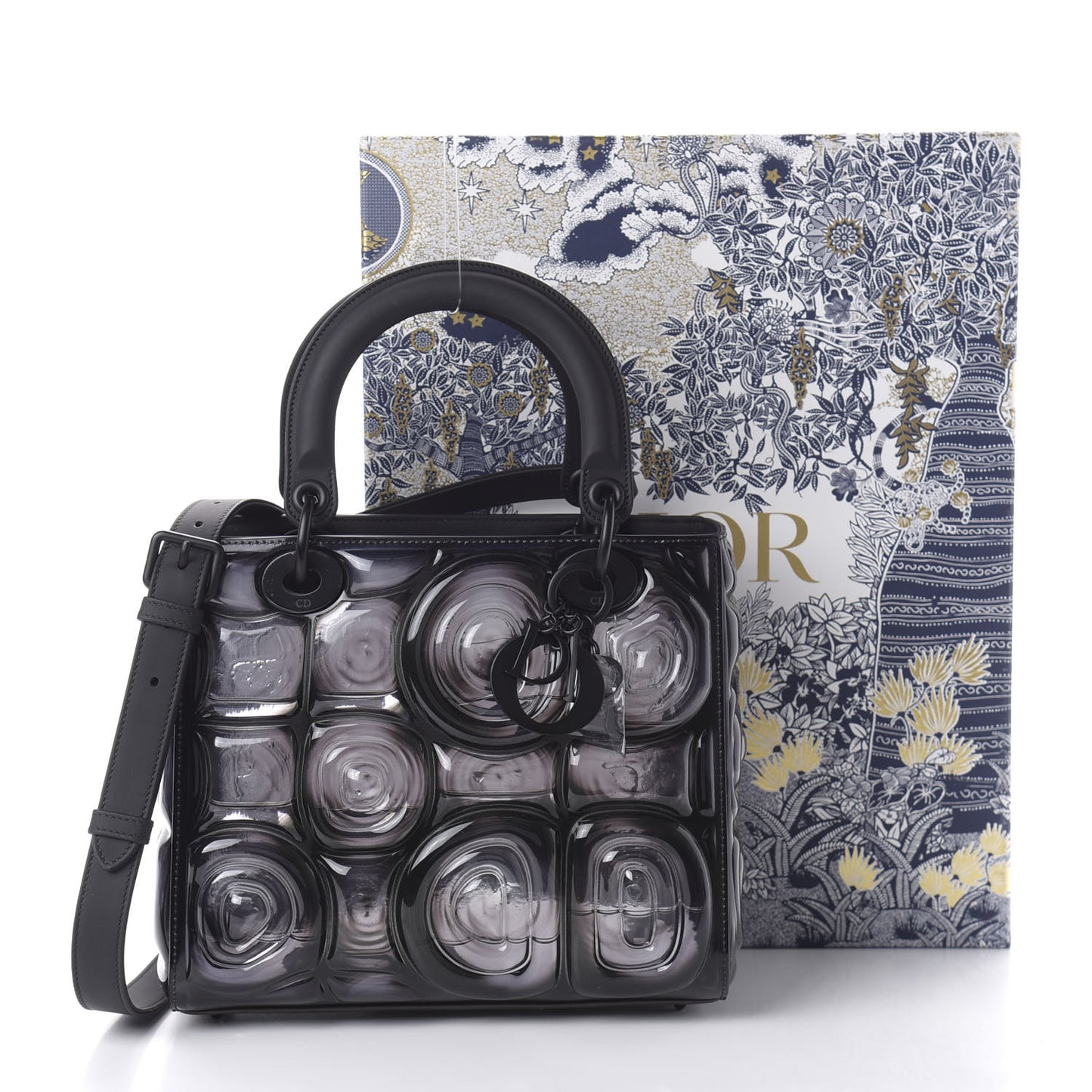 Ultra Matte Calfskin PVC Medium Kohei Nawa Lady Art Black