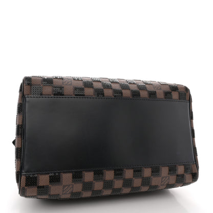 Louis Vuitton Damier Paillettes Speedy 30 Black 4 of 11