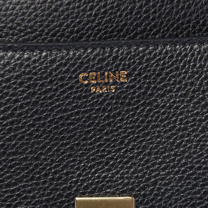 Celine Grained Calfskin Small 16 Top Handle Bag Black 6 of 12