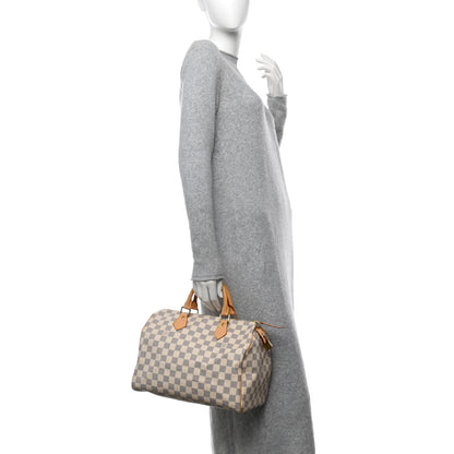 Louis Vuitton Damier Azur Speedy 30 2 of 12