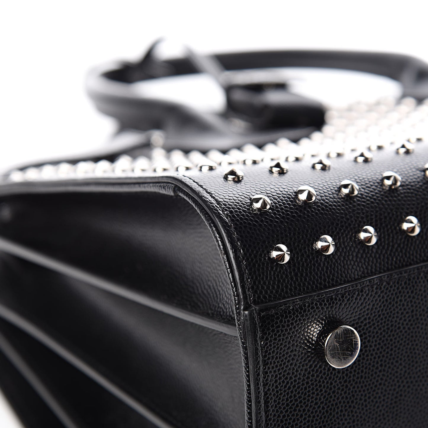 Grain De Poudre Studded Small Sac De Jour Black