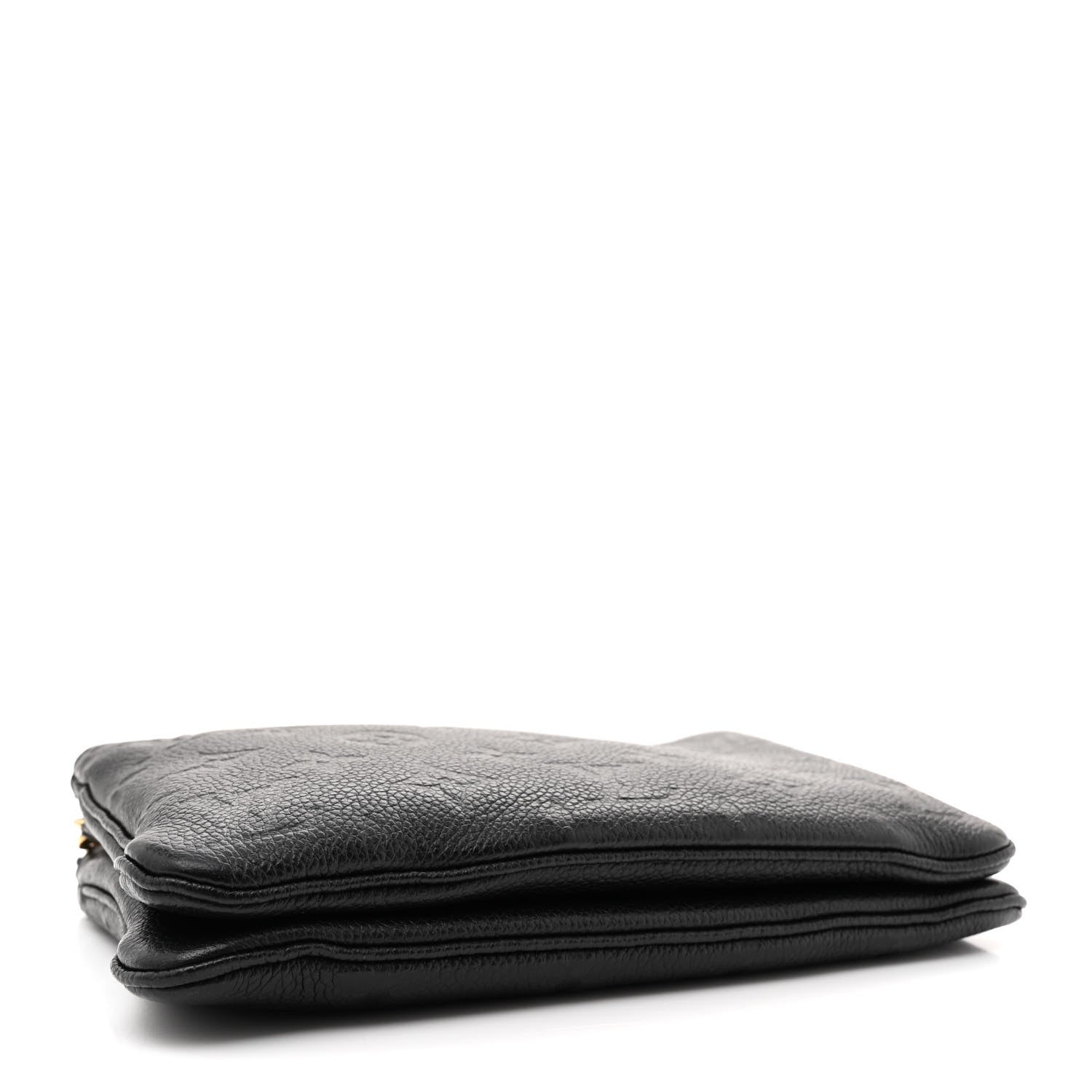 Louis Vuitton Empreinte Double Zip Pochette Black 4 of 11