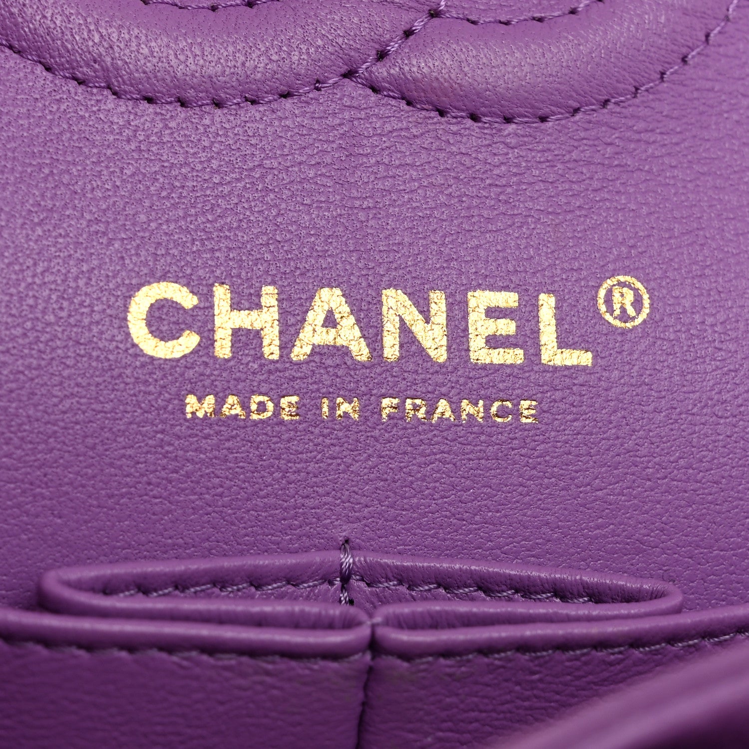 Chanel Caviar Quilted Small Double Flap Purple 6 of 10